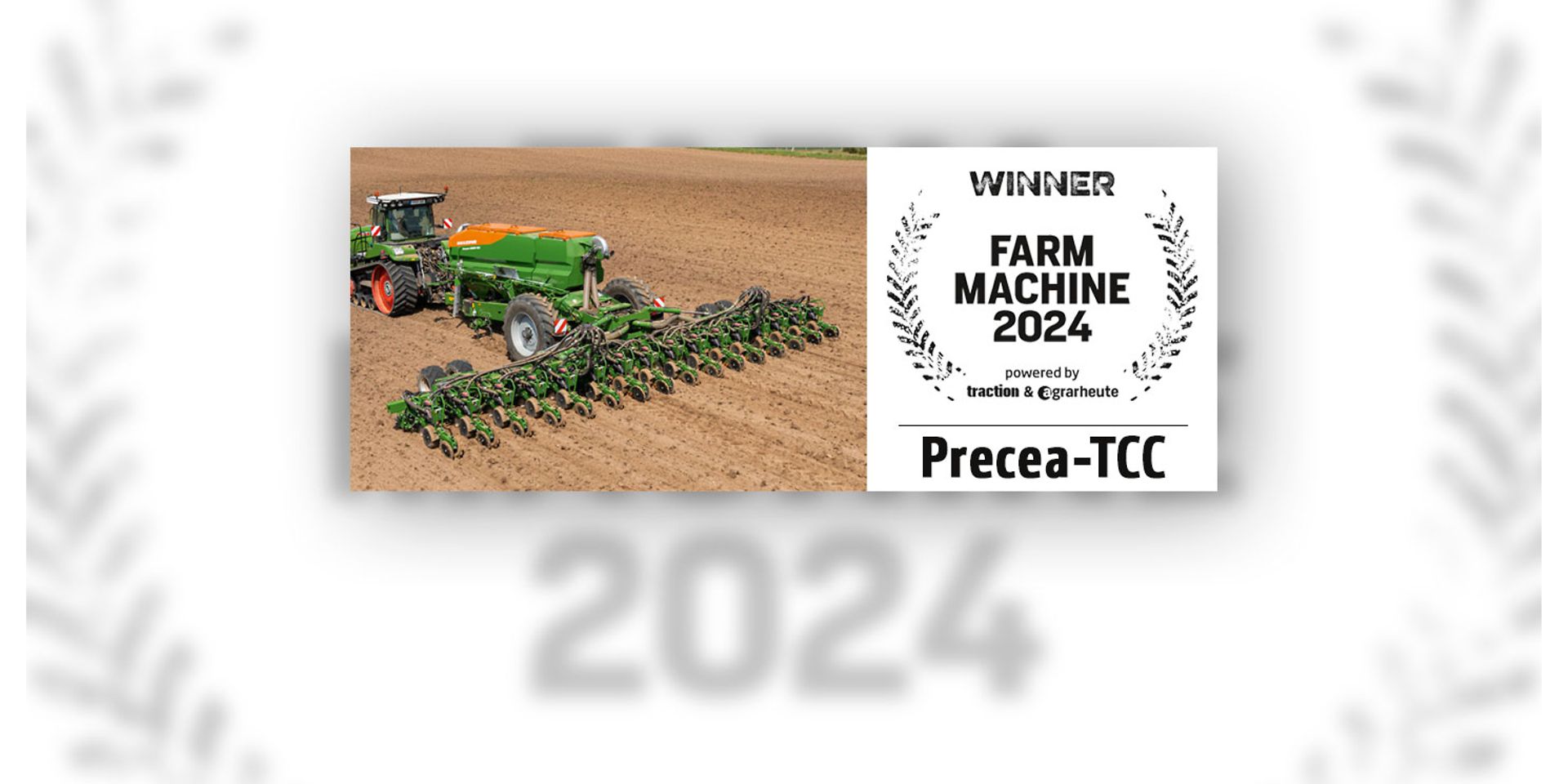 Новая прицепная сеялка точного высева AMAZONE Precea-TCC